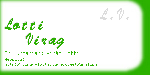 lotti virag business card